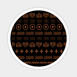 Modern Boho Ethnic Mudcloth Pattern Magnet